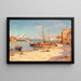 A Scene in Martigues - Charles Malfroy — framed artwork on a wall