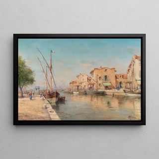Charles Malfroy - A sunny day in a harbour city.webp