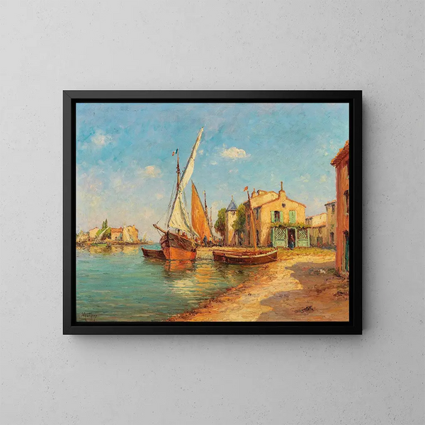 Tang de Berre - Charles Malfroy — cuadro enmarcado en la pared