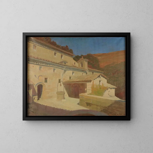 Carceri d'Invenzione - Charles Marie Dulac — cuadro enmarcado en la pared