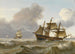 Navíos por mar agitada - Charles Martin Powell — vista de la obra