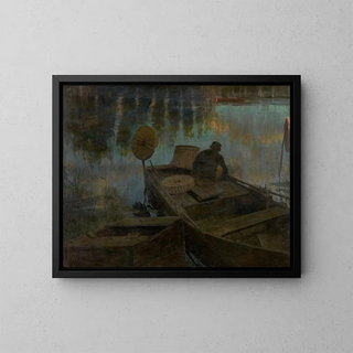Charles Mertens - Fisherman in the Moonlight.webp