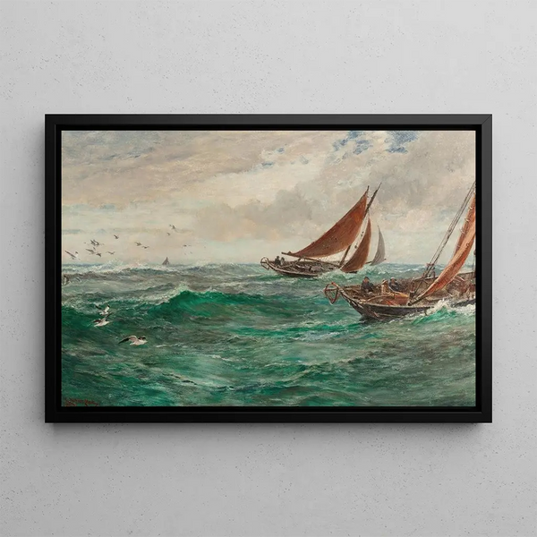Charles Napier Hemy - In the track of the trawlers.webp