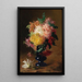 Asters dans un vase - Charles Philipard — framed artwork on a wall