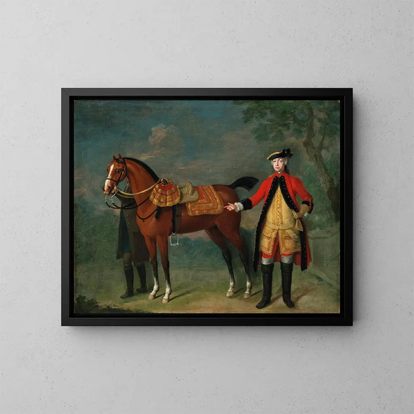 Retrato de Thomas Congreve 1714-1777 - Charles Philips — cuadro enmarcado en la pared