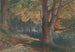 Trees on a hill in a wooded landscape - Charles Reginald Aston — artwork view