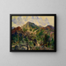 Route dans les Cuyamacas - Charles Reiffel — framed artwork on a wall