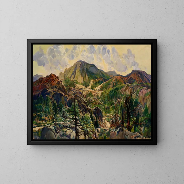 Ruta en los Cuyamacas - Charles Reiffel — cuadro enmarcado en la pared