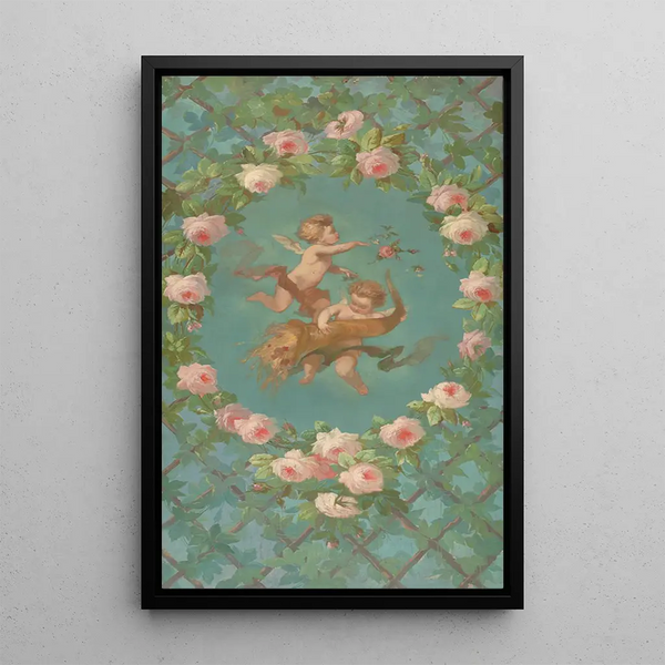 Above the door - Charles Rochussen — framed artwork on a wall