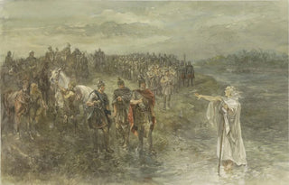 Charles Rochussen - De Romeinse veldheer Drusus en de Germaanse wichelaar.webp