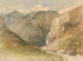 Chariots à bœufs sur une route entre les montagnes dans le canton de Saint-Gall - Charles Rochussen — artwork view