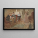 Evening Entertainment - Charles Samuel Keene — framed artwork on a wall