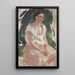 Figura de mujer - Charles Sims — cuadro enmarcado en la pared