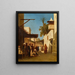 Una calle de Damas - Charles Théodore Frère — cuadro enmarcado en la pared
