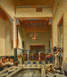Una tarde de entretenimiento - Charles Théodore Frère — vista de la obra