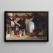 Bazar en Beirut - Charles Théodore Frère — cuadro enmarcado en la pared