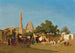 The Sultan Hassan Mosque in Cairo - Charles Théodore Frère — artwork view