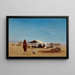 El desierto de Libia - Charles Théodore Frère — cuadro enmarcado en la pared