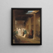 Café maure - Charles Théodore Frère — cuadro enmarcado en la pared