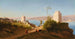 Paseo cerca de Rumeli Hisari, Constantinopla - Charles Théodore Frère — vista de la obra