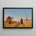 La halte de la caravane - Charles Théodore Frère — framed artwork on a wall