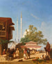 The Nusretiye Mosque in Istanbul - Charles Théodore Frère — artwork view