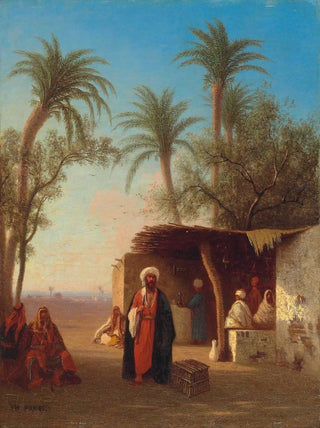 Charles Thodore Frre - Village in the desert Algeria.webp