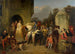 La partida de María de Borgoña para la caza de halcones - Charles Tilmont — vista de la obra