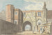 Lectura en la puerta - Charles Tomkins — vista de la obra