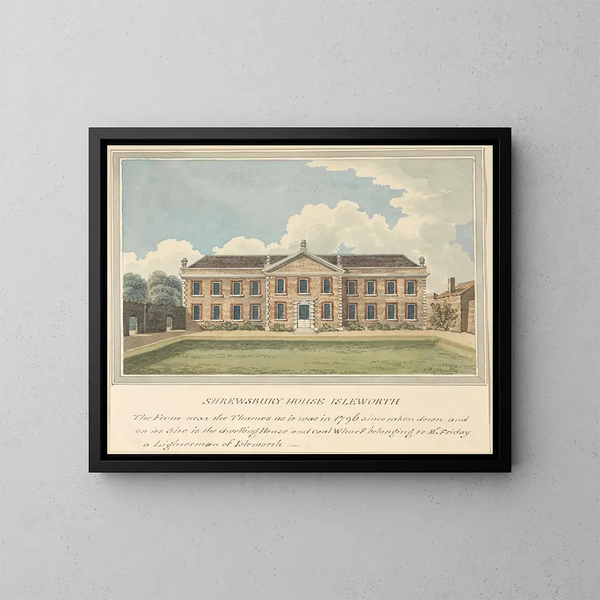 Casa de Shrewsbury, Isleworth, Middlesex - Charles Tomkins — cuadro enmarcado en la pared