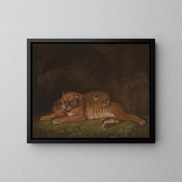 Tigres - Charles Towne — cuadro enmarcado en la pared