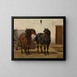 Charles Tschaggeny - A Team of Horses.webp
