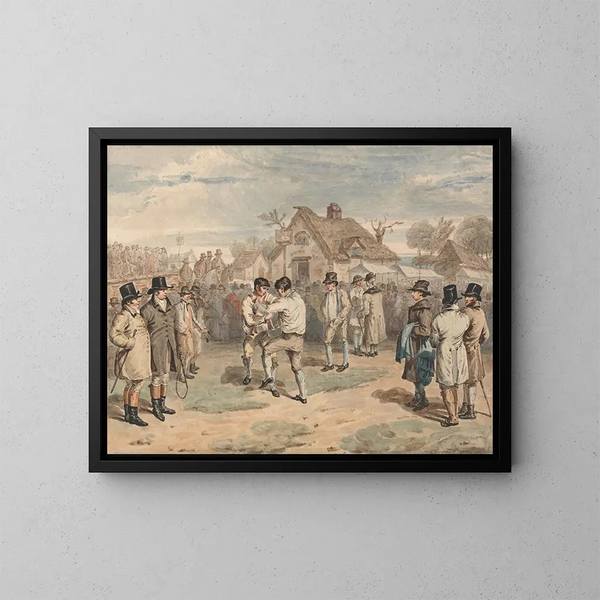 Lutte - Charles Turner — cuadro enmarcado en la pared