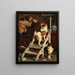 Avance donc poltron - Charles Van Den Eycken — cuadro enmarcado en la pared