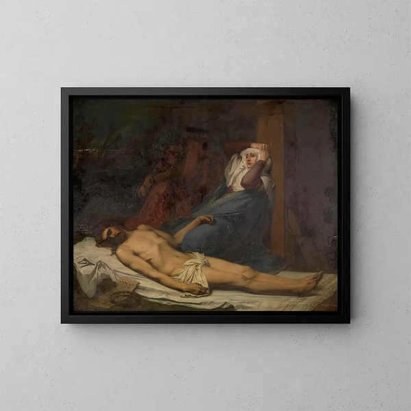 Piet - Charles Verlat — cuadro enmarcado en la pared