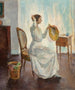 Morning Sunlight Painting - Charles Webster Hawthorne — artwork view