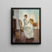 Morning Sunlight Painting - Charles Webster Hawthorne — framed artwork on a wall