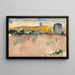 House of Ranch at Dusk - Charles Webster Hawthorne — framed artwork on a wall