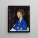 Study of Two Hours on the Head of Blanche Stillson - Charles Webster Hawthorne — framed artwork on a wall