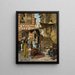 A Souk in Cairo - Charles Wilda — framed artwork on a wall
