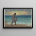 Hawaiian Fisherman Painting - Charles William Bartlett — framed artwork on a wall