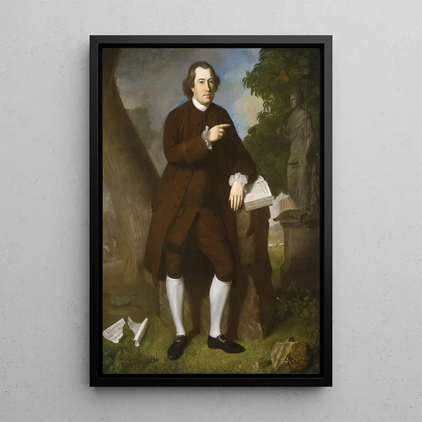 John Beale Bordley - Charles Willson Peale — cuadro enmarcado en la pared