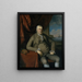 Samuel Mifflin - Charles Willson Peale — cuadro enmarcado en la pared