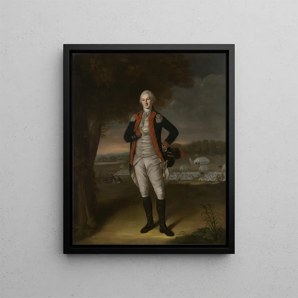 Walter Stewart - Charles Willson Peale — cuadro enmarcado en la pared