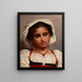 Joven muchacha - Charles de Châtillon — cuadro enmarcado en la pared