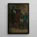 Viatique - Charles de Groux — cuadro enmarcado en la pared