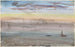 Amanecer sobre el East River - Charles de Wolf Brownell — vista de la obra