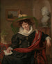 Retrato de Carolina Frederica Kerst, esposa de Louis Royer - Charles van Beveren — vista de la obra