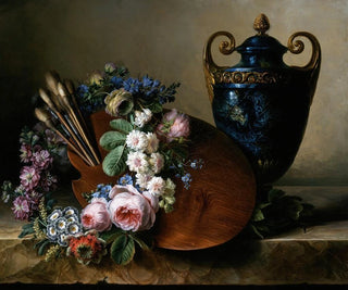 Charlotte Eustace Sophie de FulignyDamas - Still life An Homage to Van Spaendonck.webp