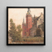 Château de Frederiksborg visto desde el noroeste - Christen Købke — cuadro enmarcado en la pared